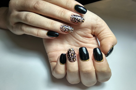 nail art léopard exemple