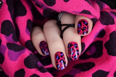 nail art léopard exemple
