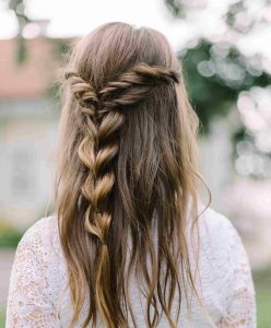 coiffure femme mariage cheveux longs