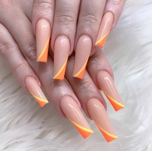 nail-art-orange