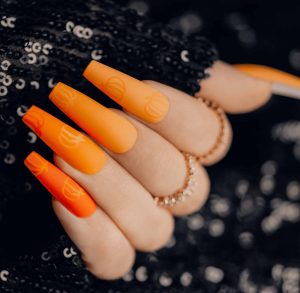 nail-art-orange