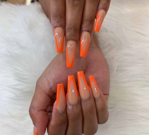 nail-art-orange