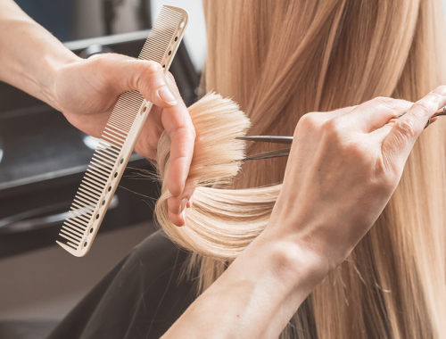 examen de coiffure