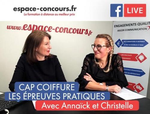 Pour tout savoir sur les épreuves pratiques du CAP Coiffure, suivez la formation coiffure d'Espace Concours.