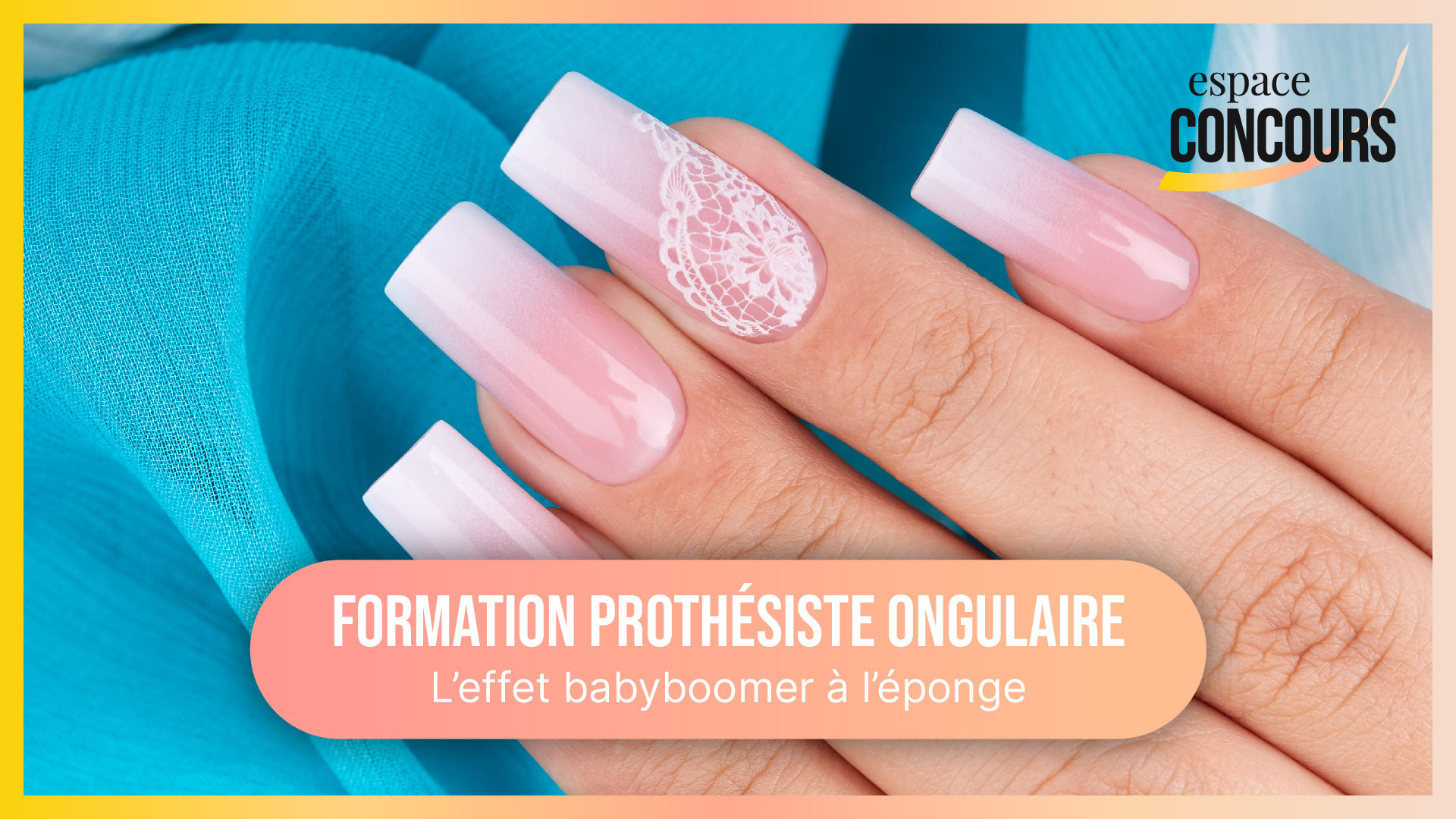 Nail art Babyboomer [Formation Prothésiste Ongulaire – Vidéo Tuto – Extrait de cours]