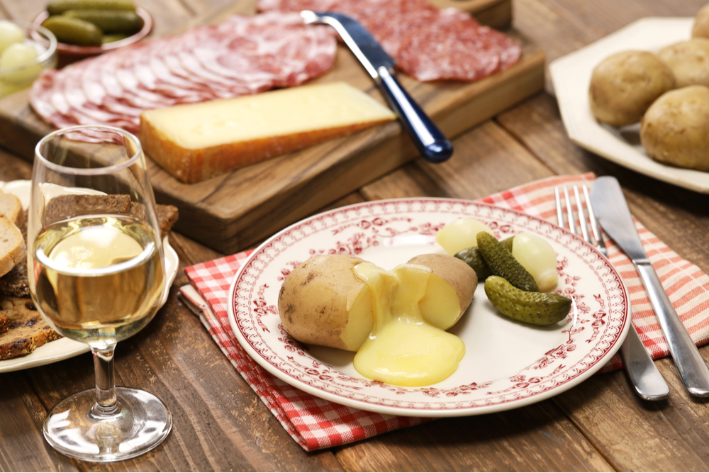 vin et raclette