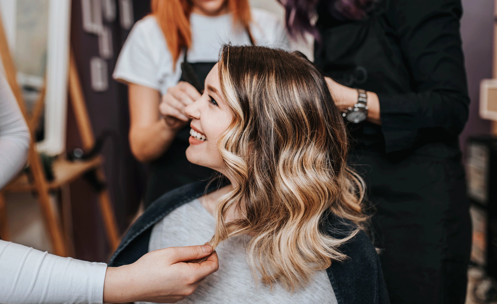 photo hair contouring