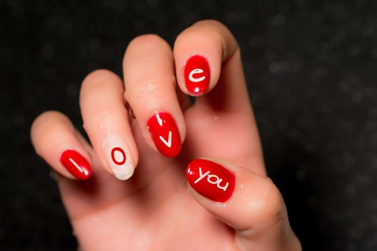 ongles love you