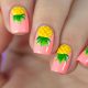 nail art ananas