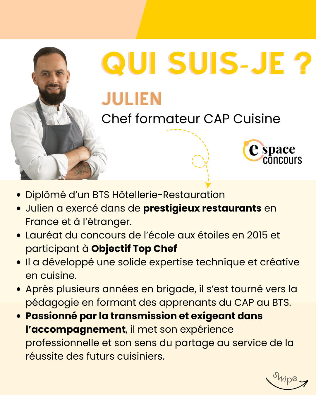 Brigade culinaire julien CAP Cuisine Espace Concours
