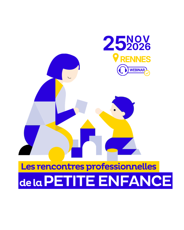 Bannière : Les Rencontres Professionnelles de la Petite Enfance